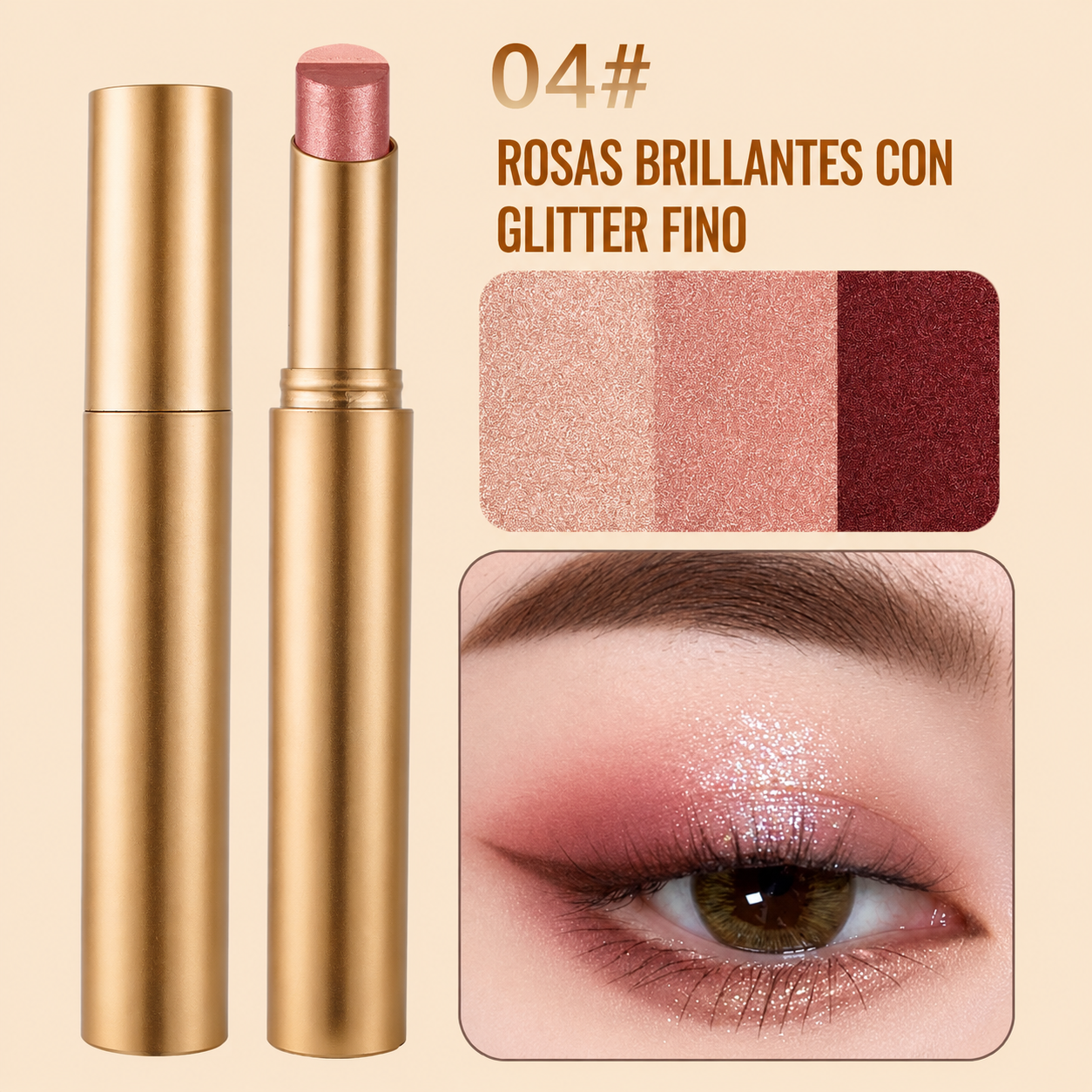Stick de Sombra Tricolor 3 en 1