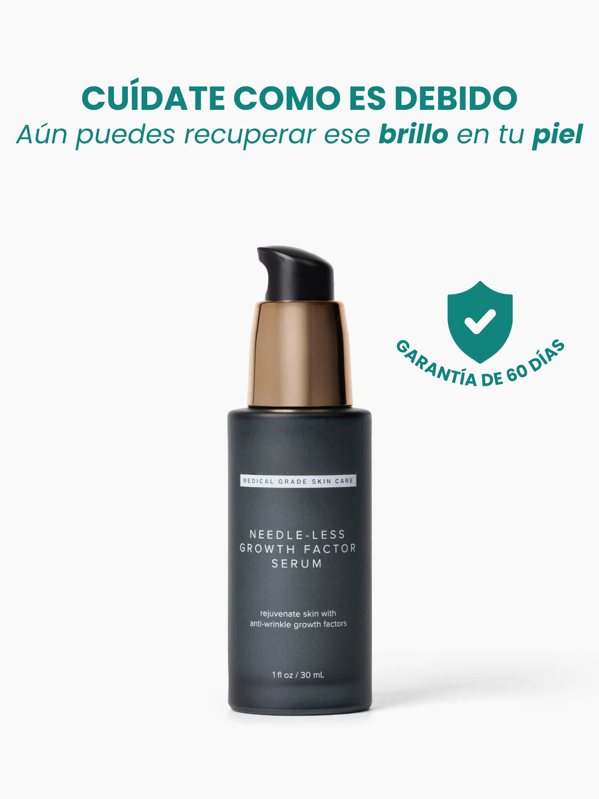 Sérum de Factores de Crecimiento sin Agujas – Efecto Rejuvenecedor